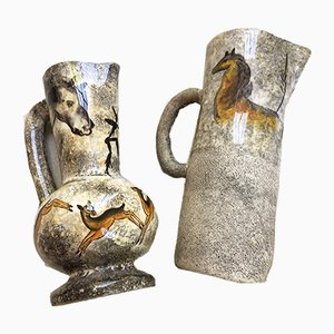 Vases and Jug by André Quiron, 1950s, Set of 2