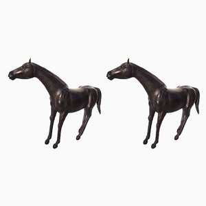 Esculturas de caballos, años 40. Juego de 2