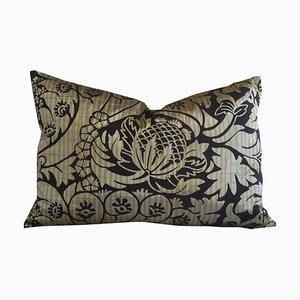Floral Silk Jacquard Pillow by Katrin Herden for Sohil Design