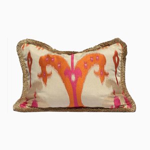 Ikat Jacquard Pillow by Katrin Herden for Sohil Design