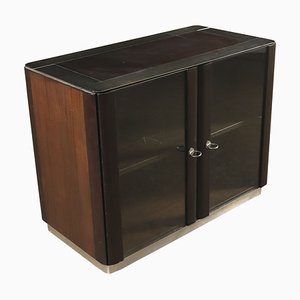 Mueble italiano de chapa de palisandro, años 70