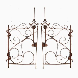 Antique Art Nouveau Gate, Set of 2