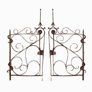 Porte o cancelli Art Nouveau antichi, set di 2