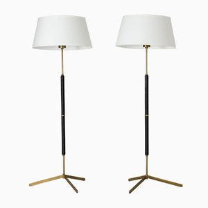 Floor Lamps from Bergboms, 1960s, Set of 2