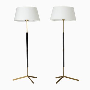 Lampadaires de Bergboms, 1960s, Set de 2