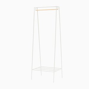 Paper White & Pine Pole Clothing Rail by &New