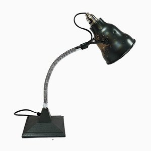 Lámpara de mesa cuello de ganso industrial Mid-Century