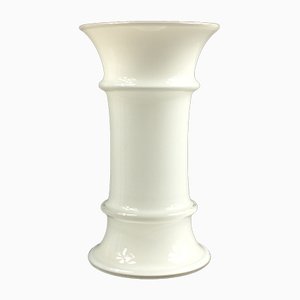 Danish White Apoteker Vase by Sidse Werner for Holmegaard, 1980s