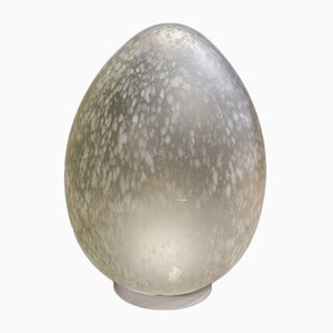 Egg-Shaped Murano Glass Table Lamp, 1970s