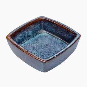 Rechteckige Schale aus Steingut von Preben Herluf Gottschalk Olsen für Stogo, 1960er