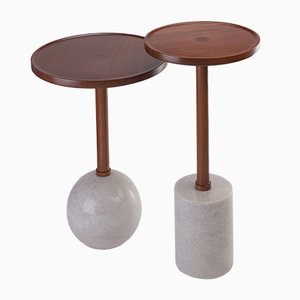 Set Monterrey Side Tables by Caterina Moretti for Peca, Set of 2