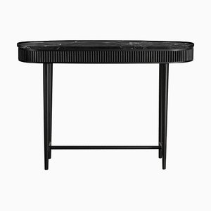 Jet Black Mausam Console Table by Kam Ce Kam
