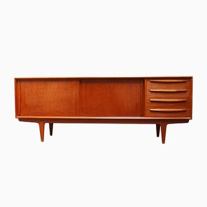 Credenza in teak di Bernhard Pedersen & Søn, Danimarca, anni '50