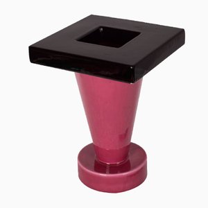 Black and Pink Vase by Marco Zanini for Memphis, 1980s