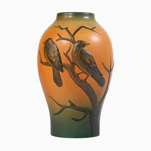 Vaso Art Nouveau antico in ceramica di Ipsen, Danimarca, anni '20