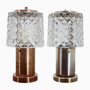 Small Table Lamps from Kamenický Šenov, 1970s, Set of 2