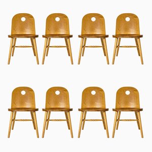Dining Chairs by Uno Åhrén for Gemla Möbler, 1930s, Set of 8