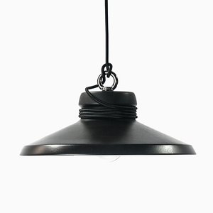 Grande Lampe avec Câble en Grès Émaillé Mat par Patrick Hartog