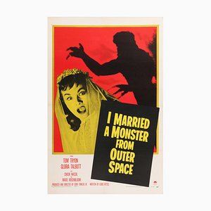 Affiche de Film Américaine en Une Feuille, I Married A Monster From Outer Space, 1958