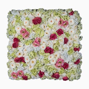 Panel de pared vertical de pared Parete Vegetale con flores de VGnewtrend