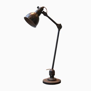 Lampe de Bureau Noire par Bernard-Albin Gras, 1950s