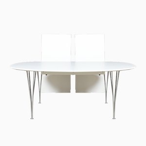 Mesa de comedor extensible de Piet Hein para Fritz Hansen, 1981