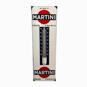 Thermomètre Martini en Émail de Vox, années 50