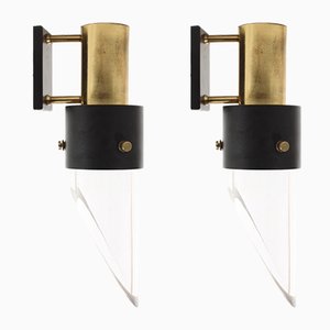 Sconces by Kay Kørbing for Lyfa, 1960s, Set of 2