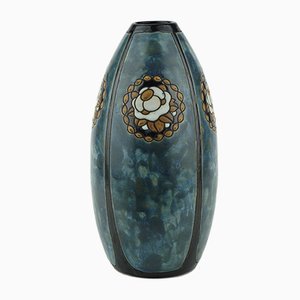 Model D771 F987 Keramis Stoneware Vase by Charles Catteau for Boch Frères, 1923