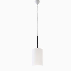 Scandinavian Modern Acrylic and Wood Pendant Lamp by Uno & Östen Kristiansson for Luxus, 1960s