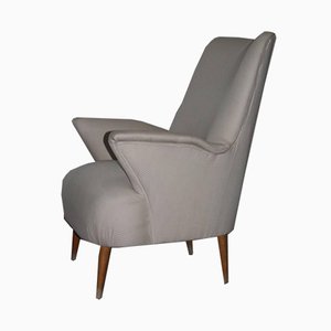 Minimalist Italian Armchair, 1950s