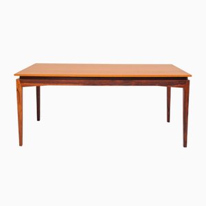 Large Rosewood Dining Table by H. W. Klein for Bramin, 1960s