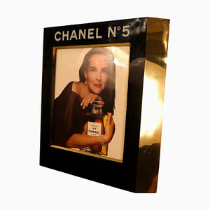 Retail Advertisement Display with Light for Chanel No. 5 by Chanel, 1980s
