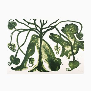 Take a Green Breath Lithograph by Barthélémy Toguo, 2017
