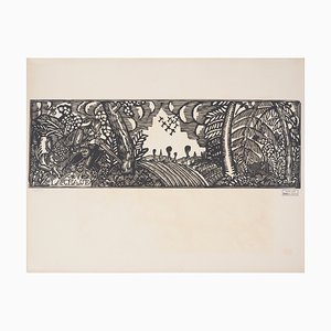Grabado The Hunt de Raoul Dufy, 1910