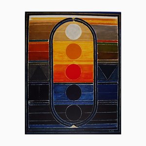 Five Elements Lithograph by Sayed Haider Raza, 2008