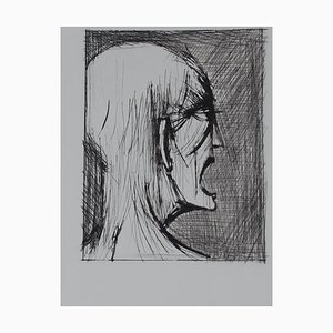 Bernard Buffet - L’enfer de Dante / Damné ricanant - Drypoint