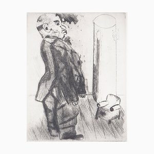 Grabado Sobakevitch Near the Armchair de Marc Chagall, 1948