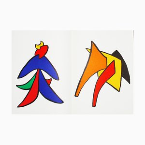 Lithographie Derrière le Miroir Calder (9) par Alexandre Calder