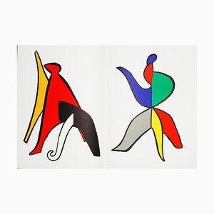 Derrière le Miroir Calder (11) Lithographie von Alexandre Calder