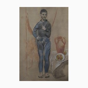 Litografia Young Boy in Blue di Pablo Picasso