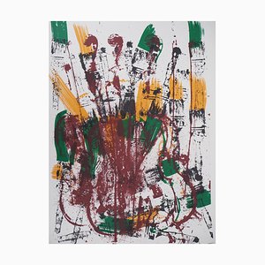 Accumulation of Brushes on Violins Lithograph by Arman