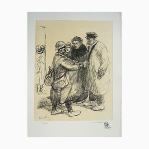 Lithographie We Do Not Not Care par Théophile Alexandre Steinlen, 1916