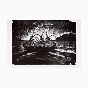 Litografía Tiepolo 2 (La Barque) de Lorenzo Mattotti, 2016