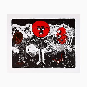 Trois Fois mon Frère Lithograph by David B, 2017