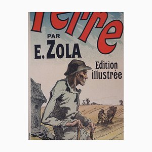 Litografía Paysan de Zola de Jules Chéret, 1897