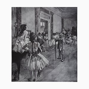 Lithographie The Dance Class d'après Edgar Degas