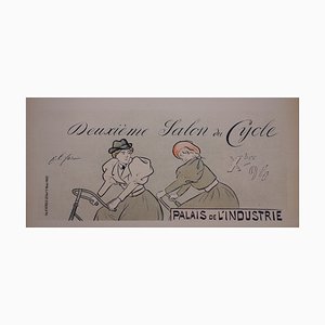 Les Cyclistes Lithograph by Jean-Louis Forain, 1897