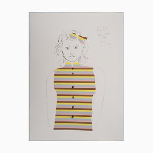 Lithographie Portrait of a Young Girl Reprint par Pablo Picasso