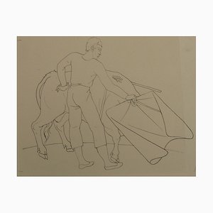 Le Brave Toréador Drawing by Pierre-Yves Tremois, 1959
